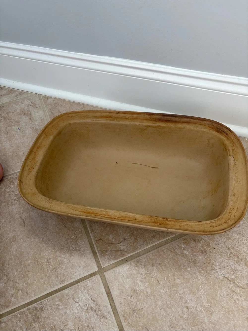 Pampered Chef Family Heritage Large Deep Casserole Roaster from their stoneware